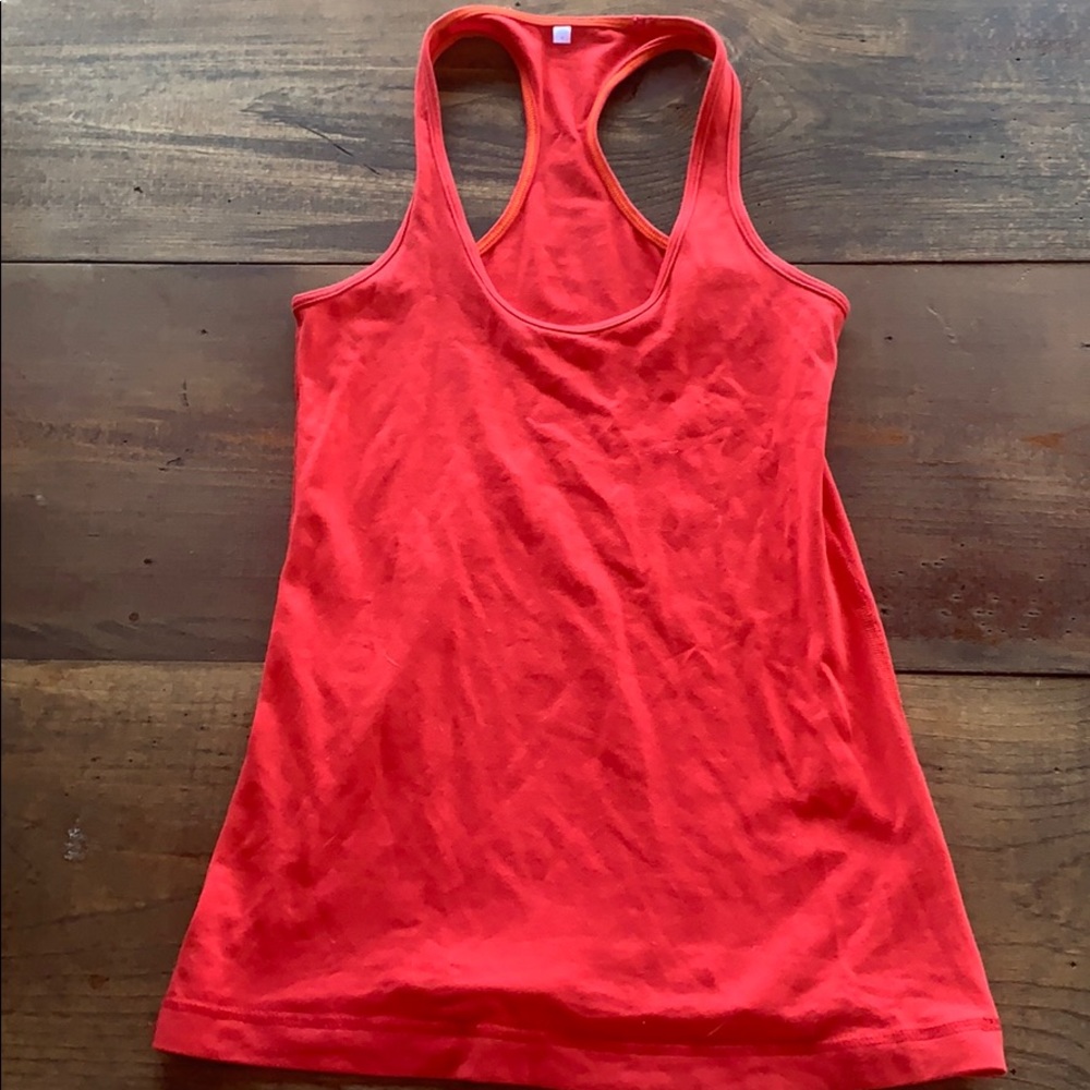 Lululemon Bright Coral Tank